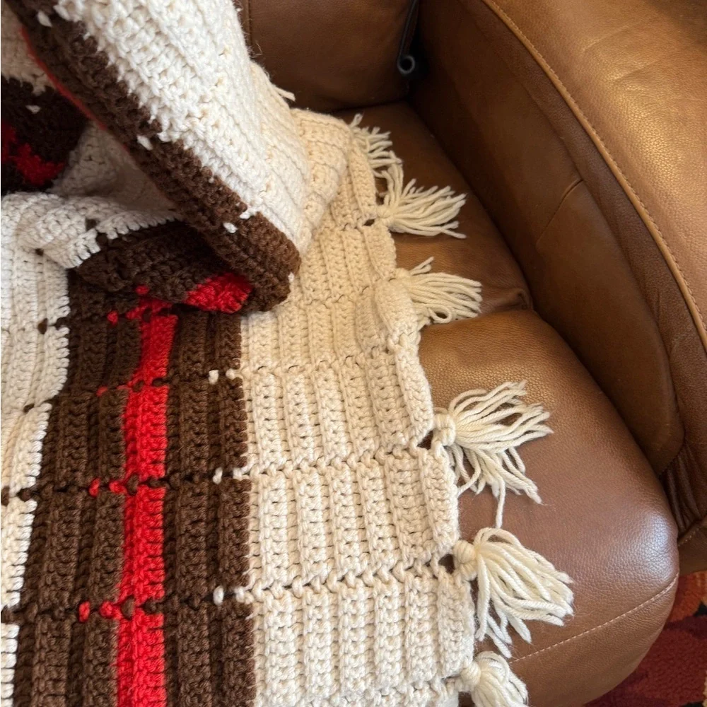Vintage cozy throw